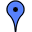 Blue map icon