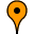 Orange map icon